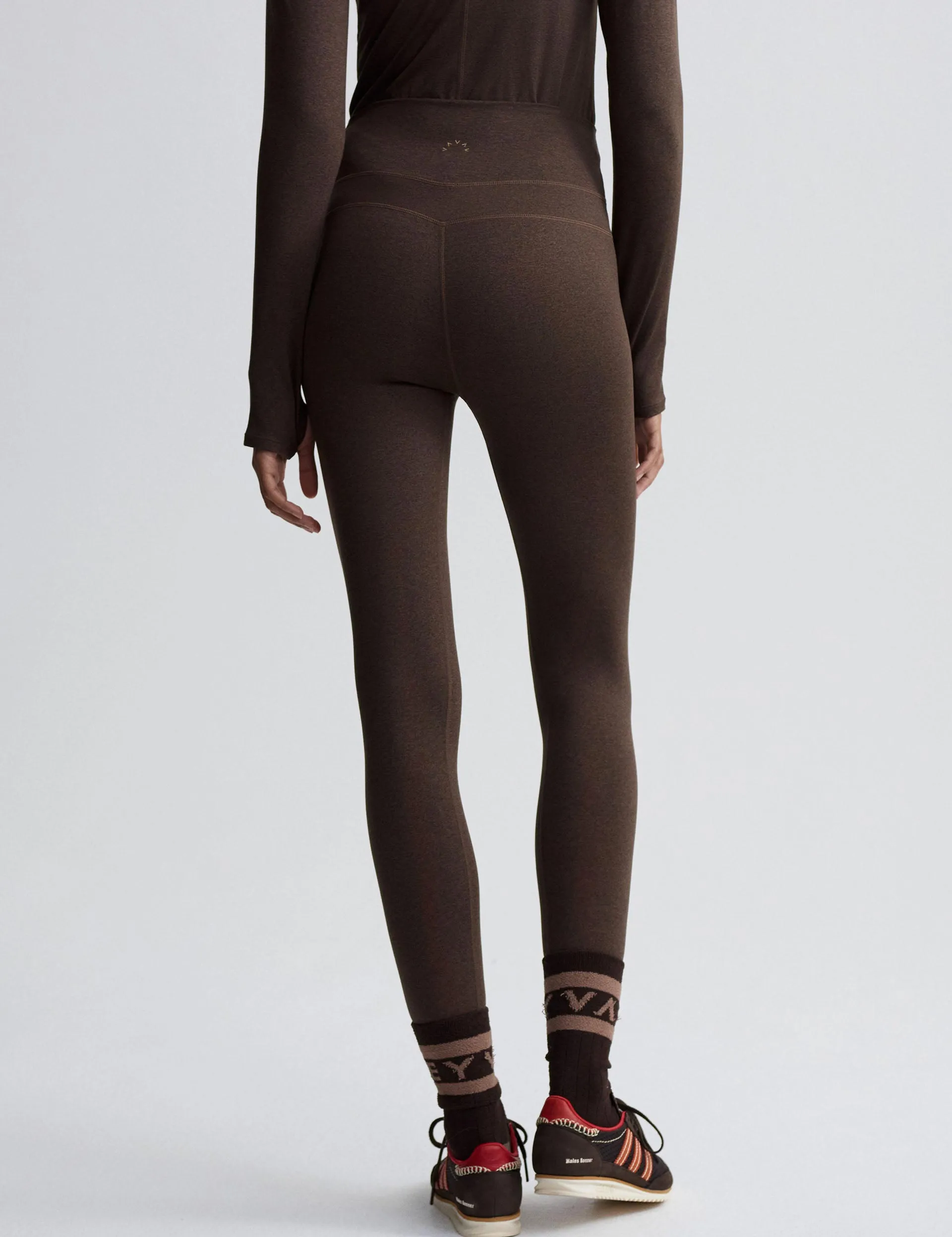 Always Warm Base Layer Legging 27.5" - Deep Chocolate Marl