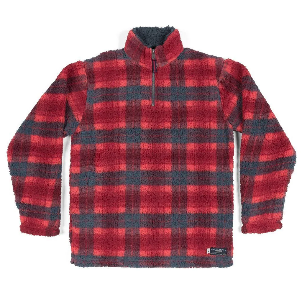 Andover Plaid Sherpa Pullover