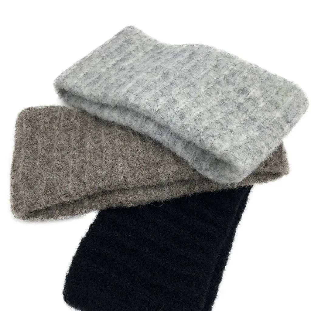 Autumn Ribbed Alpaca Ear Warmer Headband | Ethical Style