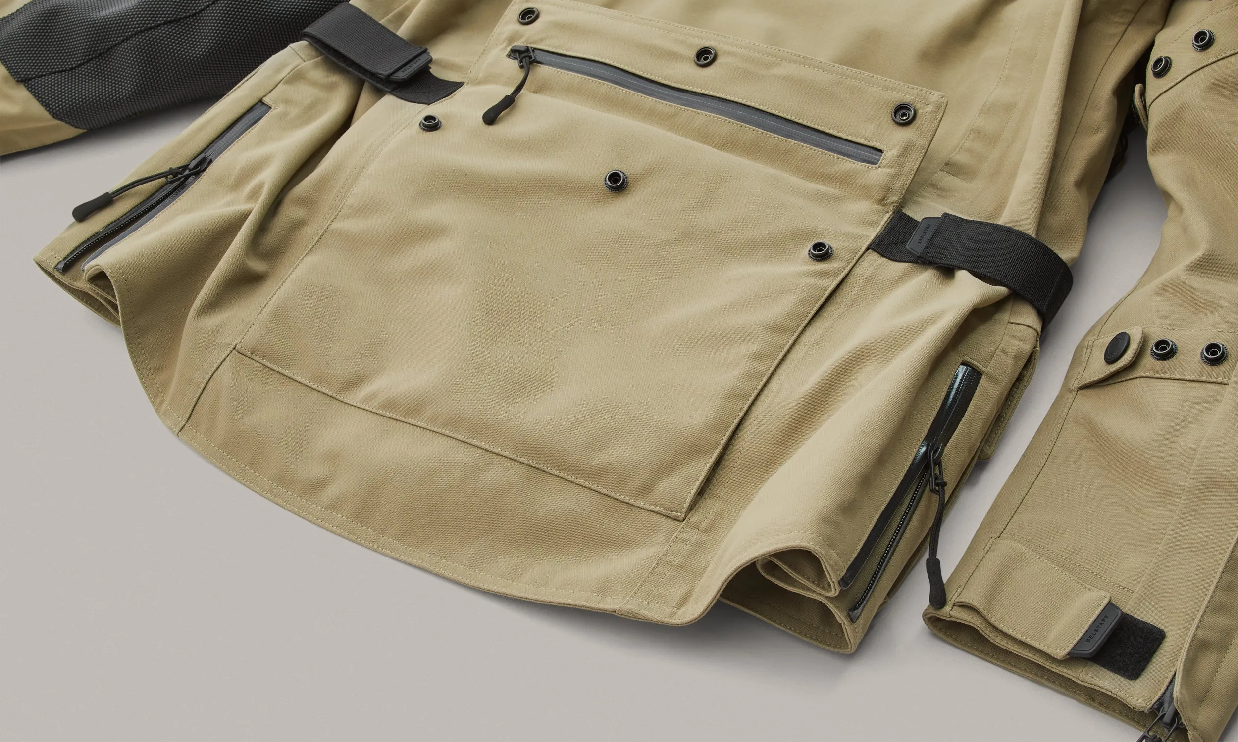 Belstaff Long Way Up Long Way Motorcycle Jacket Gore-Tex Pro 3L - Sand