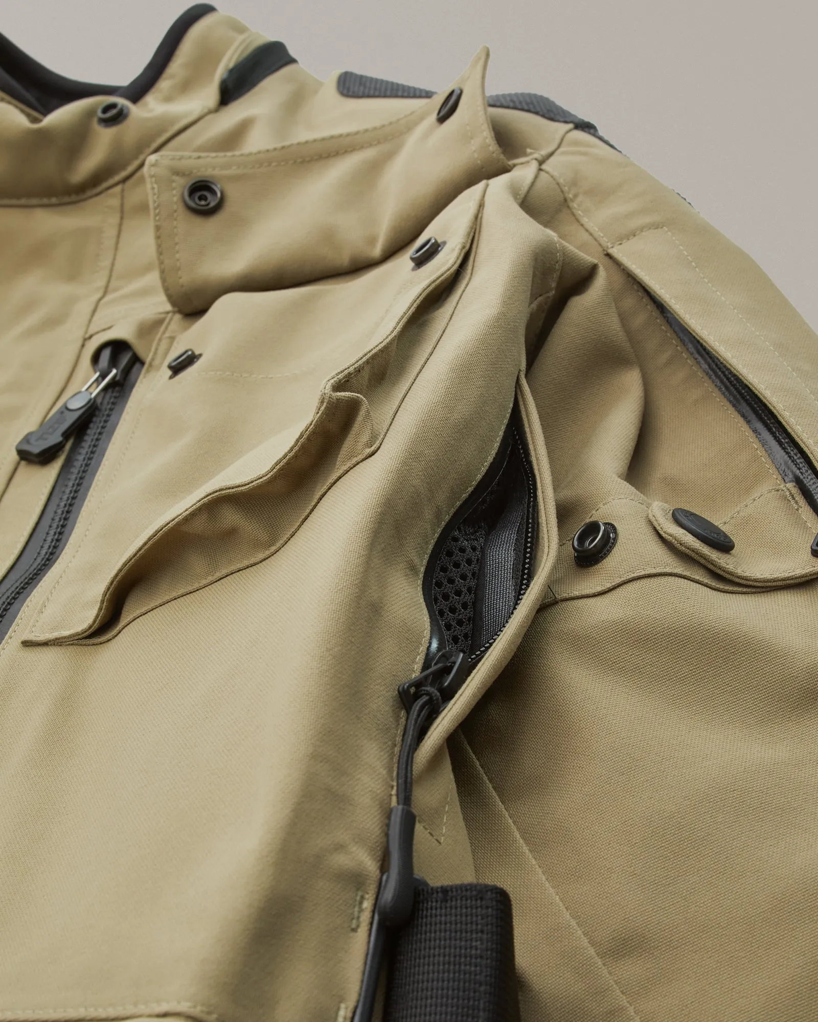 Belstaff Long Way Up Long Way Motorcycle Jacket Gore-Tex Pro 3L - Sand