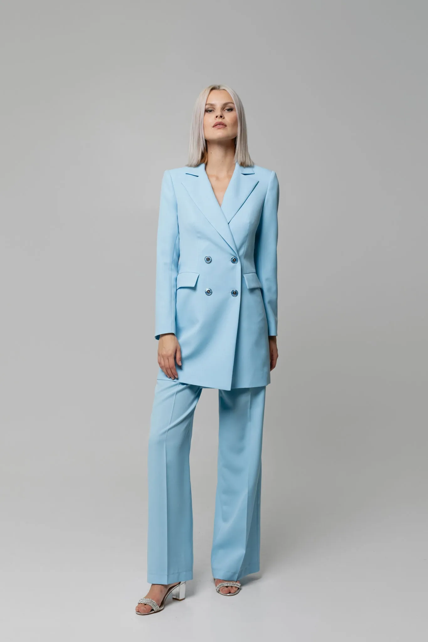 Blue Jacket-Dress
