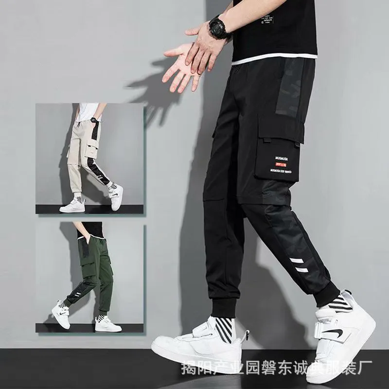 Cargo Pants Trendy INS Young Street Style Loose Sporty Pants