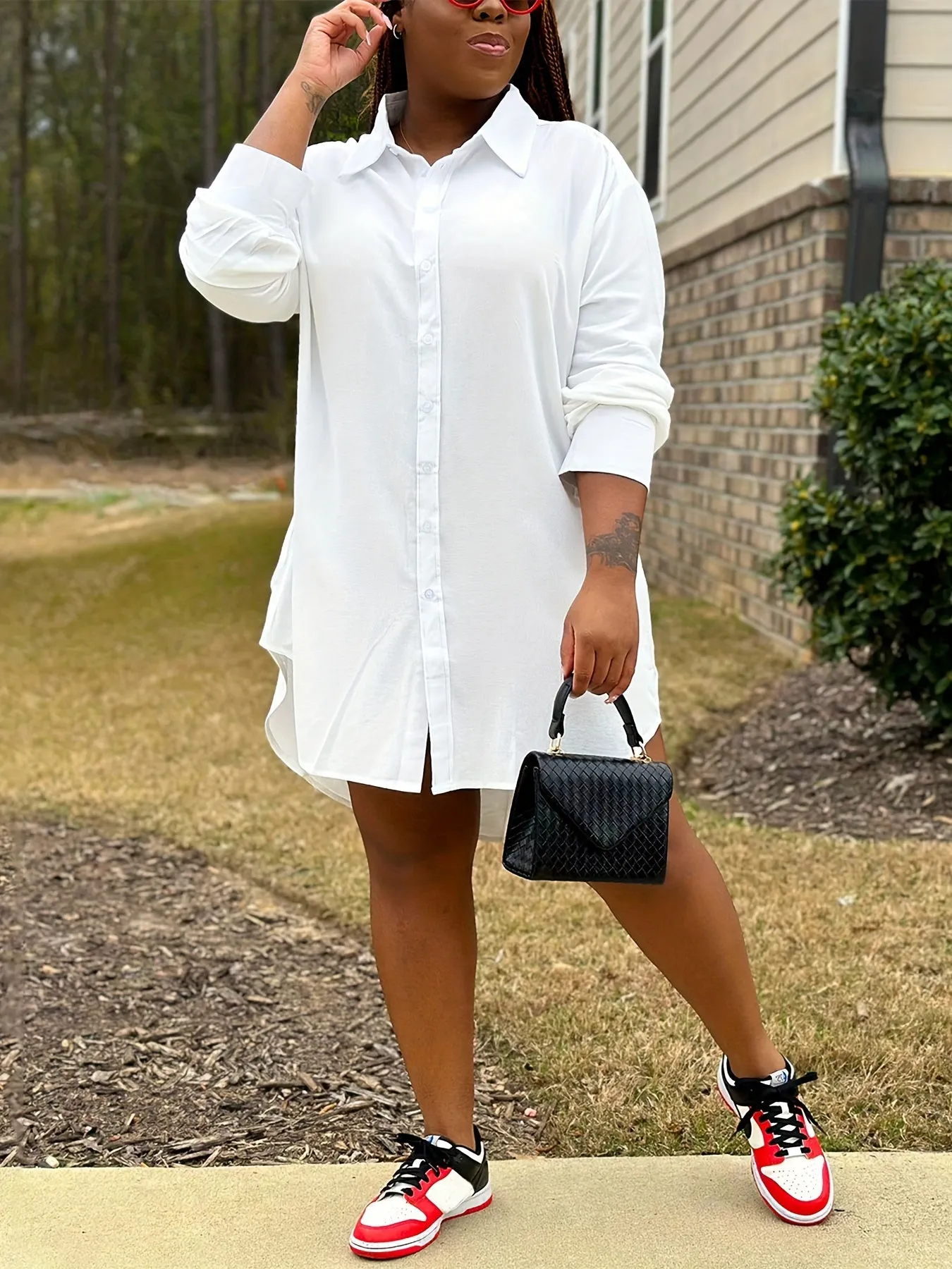 Casual Button up Long Dress