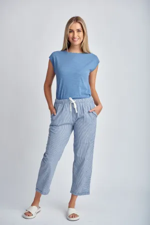 Cloth Paper Scissors - Stripe Pant Navy/White | CPS1534