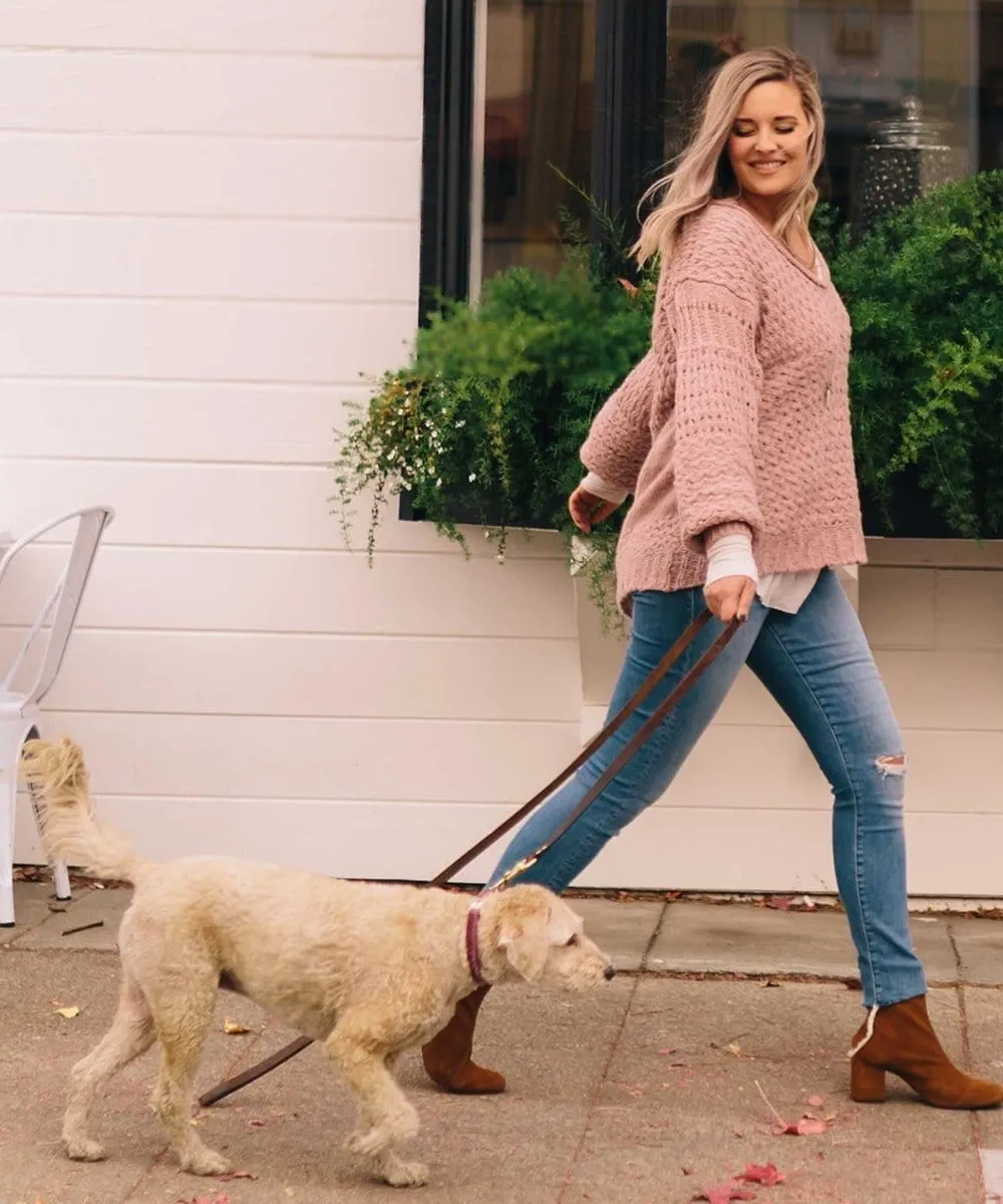 Crashing Waves Pullover, Mauve
