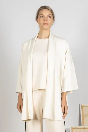 Cream Oversized Soft Cardigan
