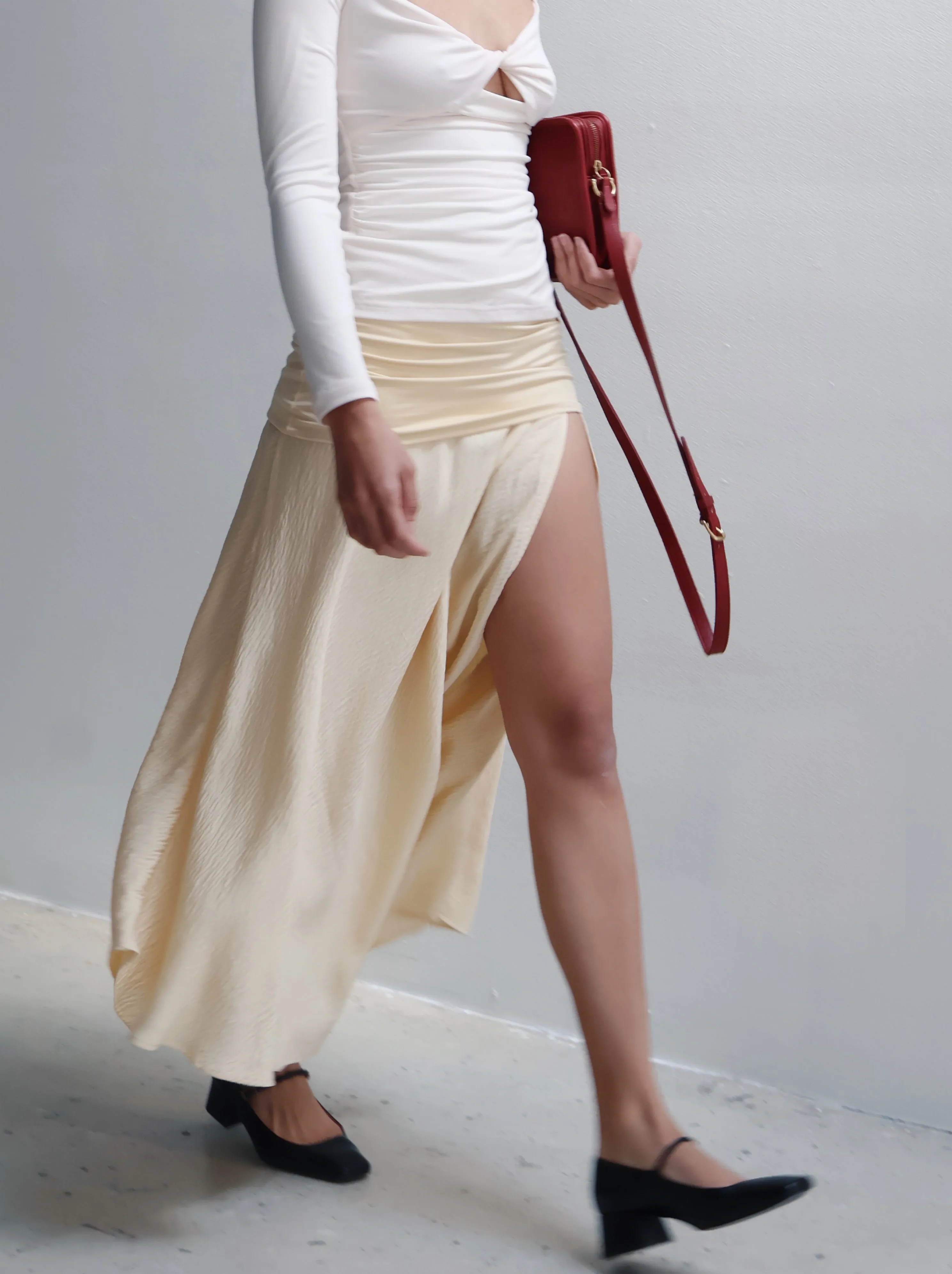 Cream Posie Long Sleeve Top