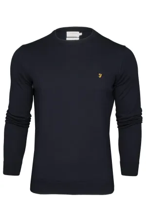 Farah Mens 'Mullen' Merino Wool Jumper - Crew Neck