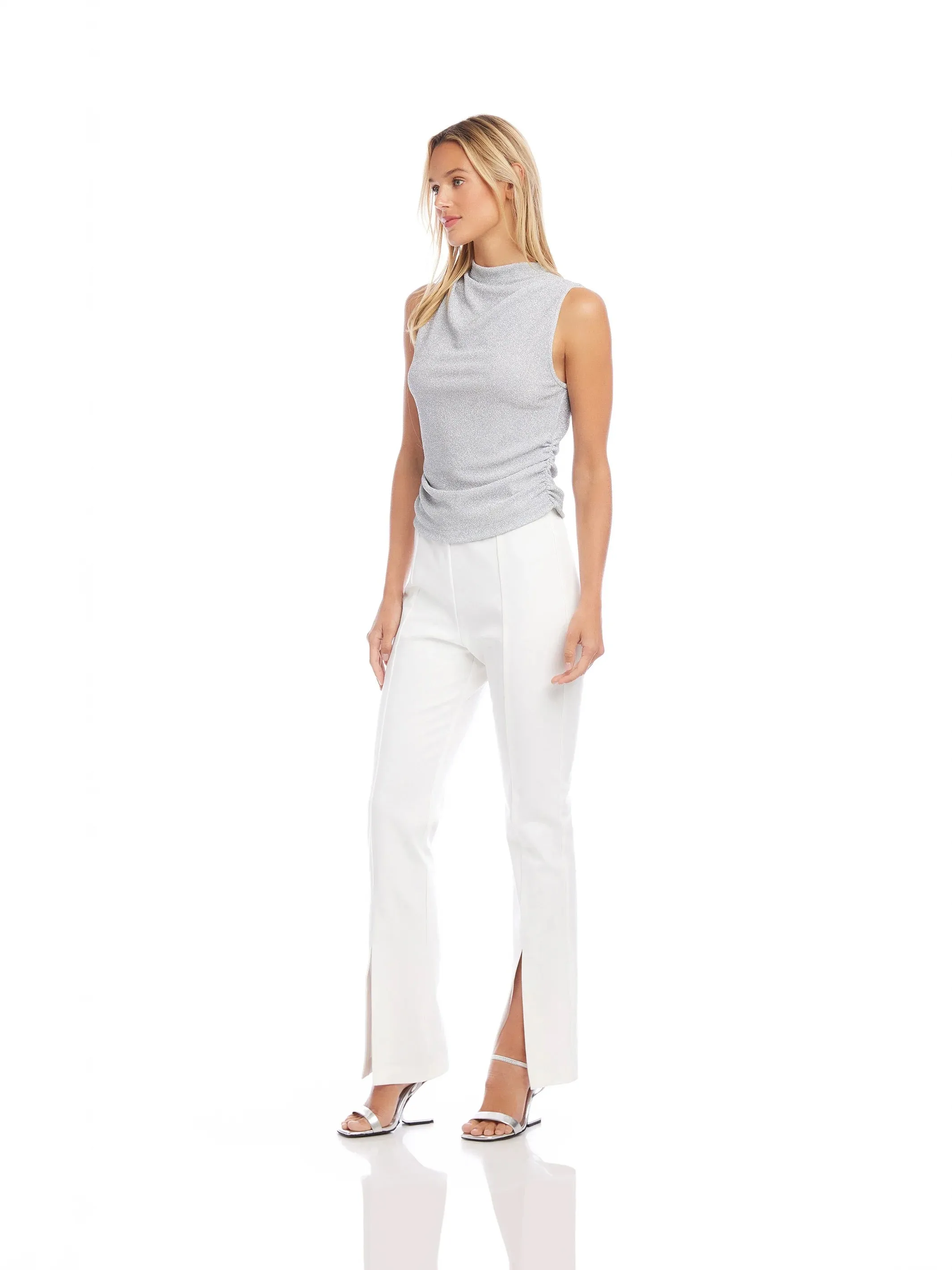 Fifteen Twenty Front Slit Pant - OFF WHITE