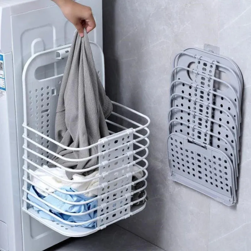 Foldable laundry basket