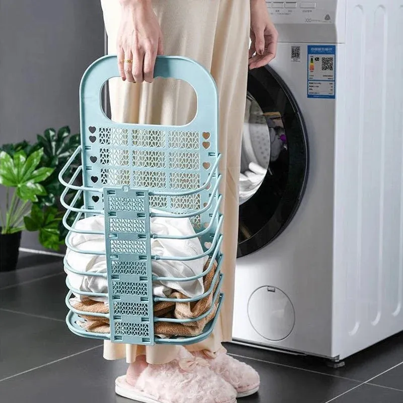 Foldable laundry basket