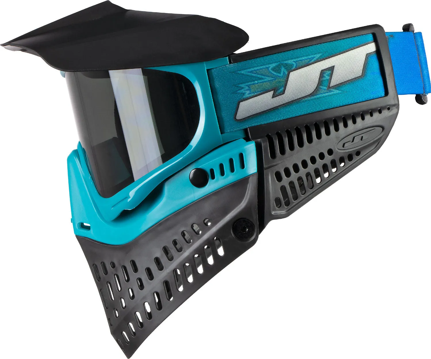 JT Spectra Proflex LE Team Series Goggle - X-Factor Teal/Black - Smoke Thermal Lens   Vortex II Fan