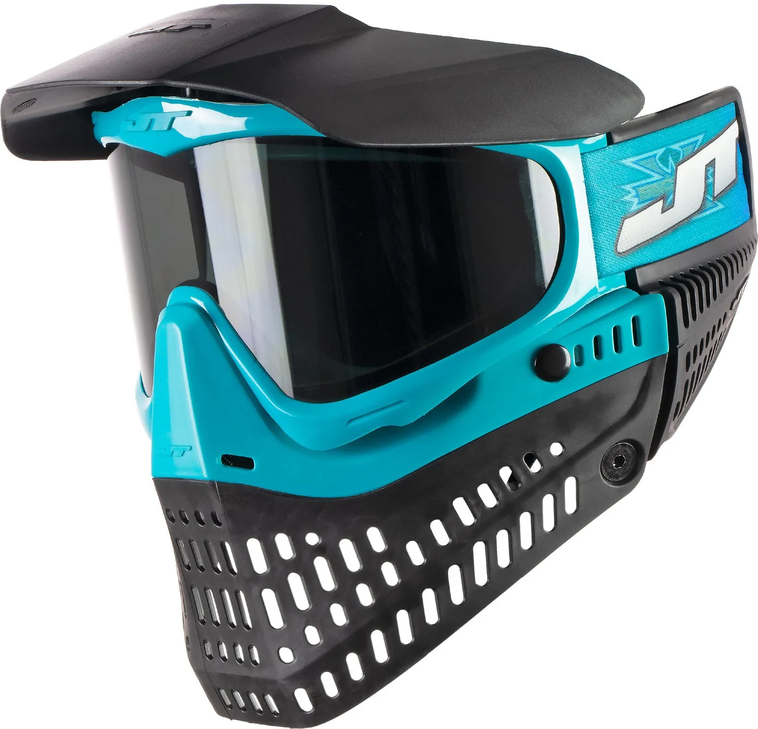 JT Spectra Proflex LE Team Series Goggle - X-Factor Teal/Black - Smoke Thermal Lens   Vortex II Fan