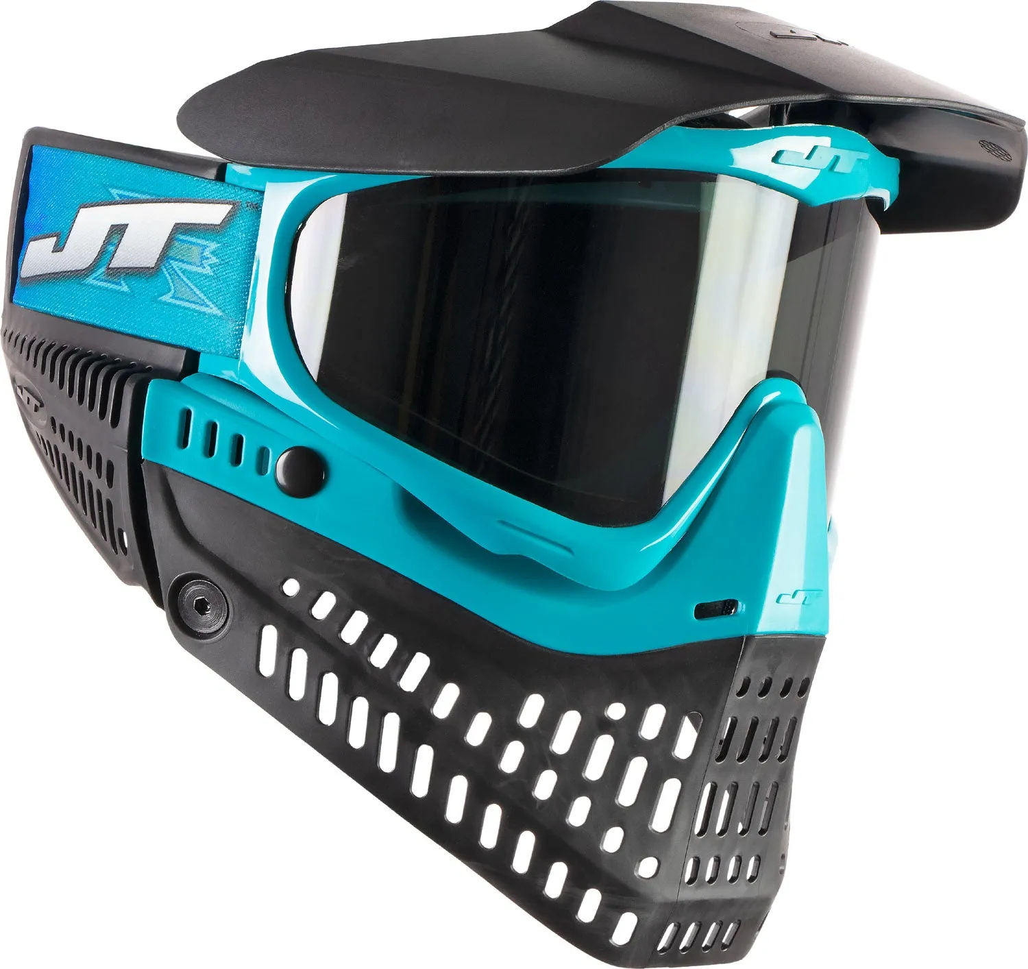 JT Spectra Proflex LE Team Series Goggle - X-Factor Teal/Black - Smoke Thermal Lens   Vortex II Fan