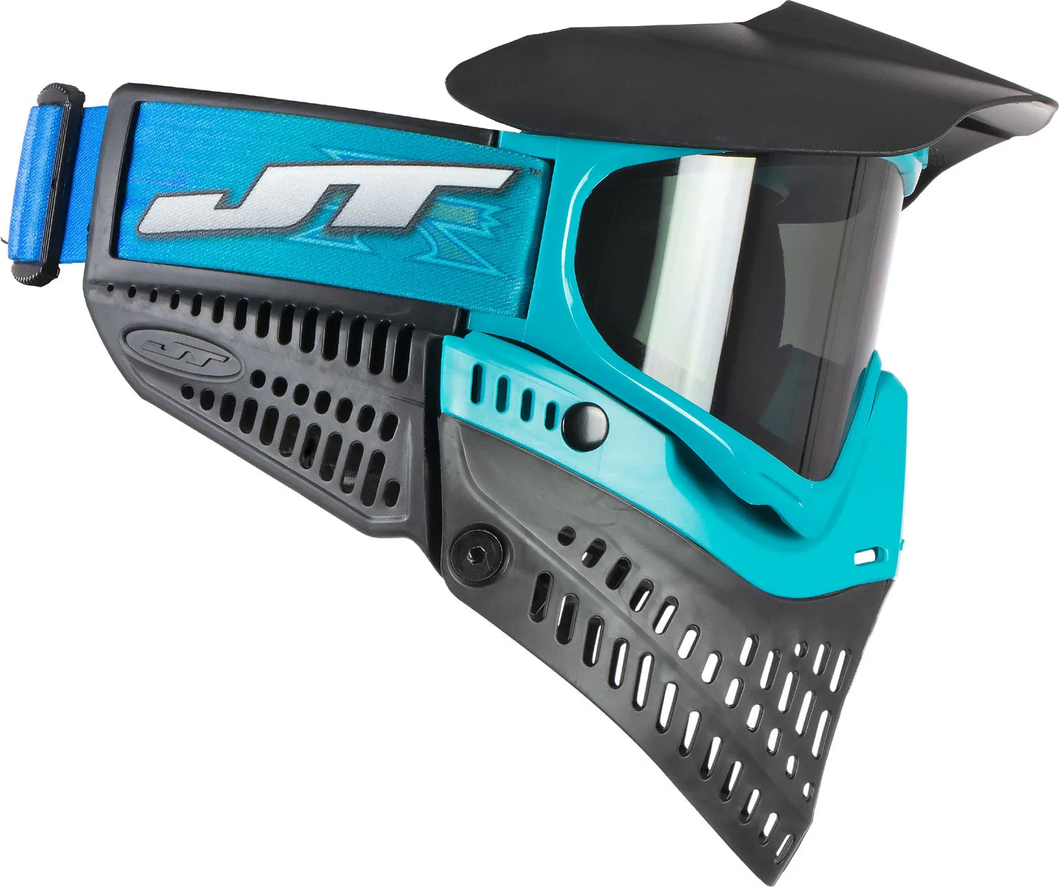 JT Spectra Proflex LE Team Series Goggle - X-Factor Teal/Black - Smoke Thermal Lens   Vortex II Fan