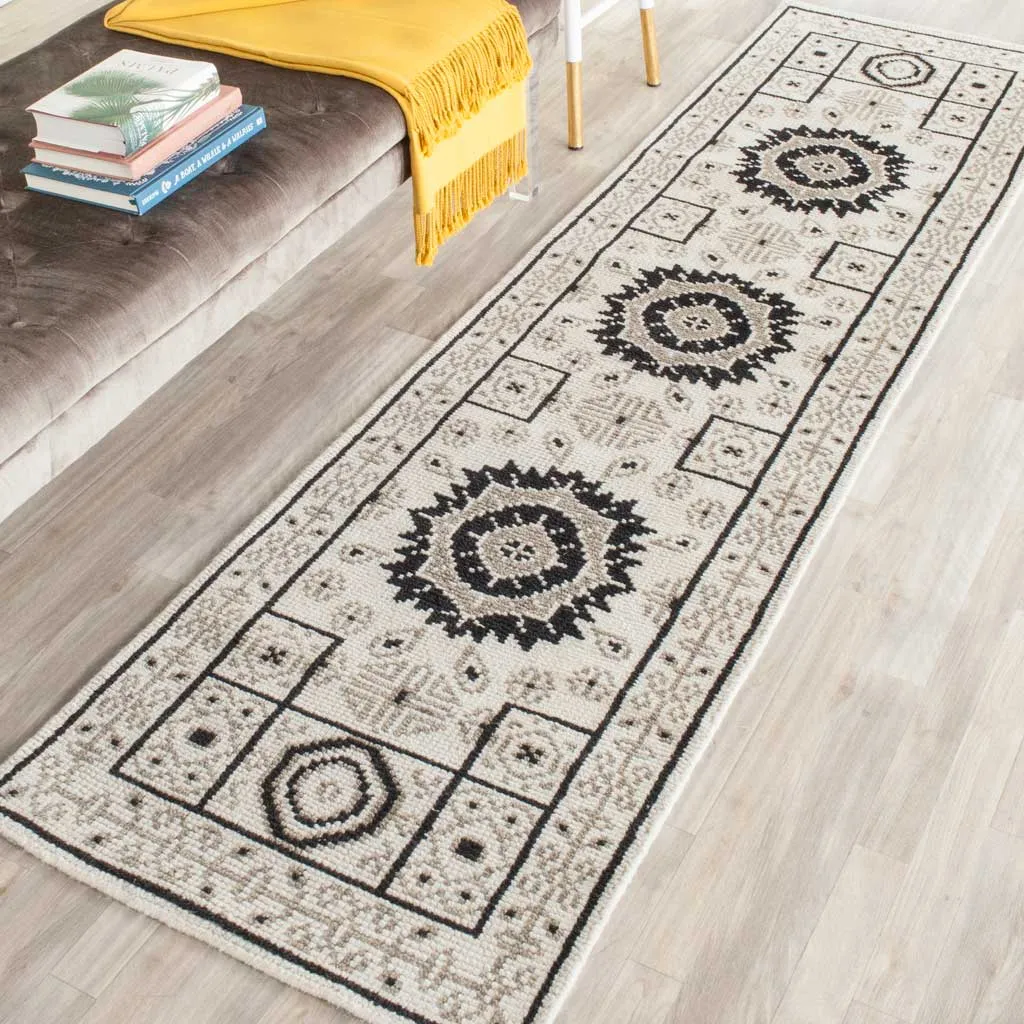 Kenya Classic Ivory/Gray Runner Rug