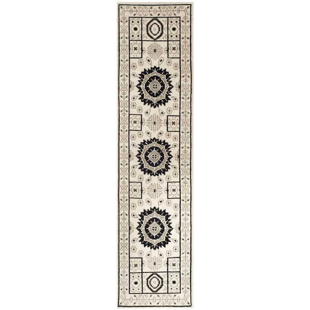 Kenya Classic Ivory/Gray Runner Rug