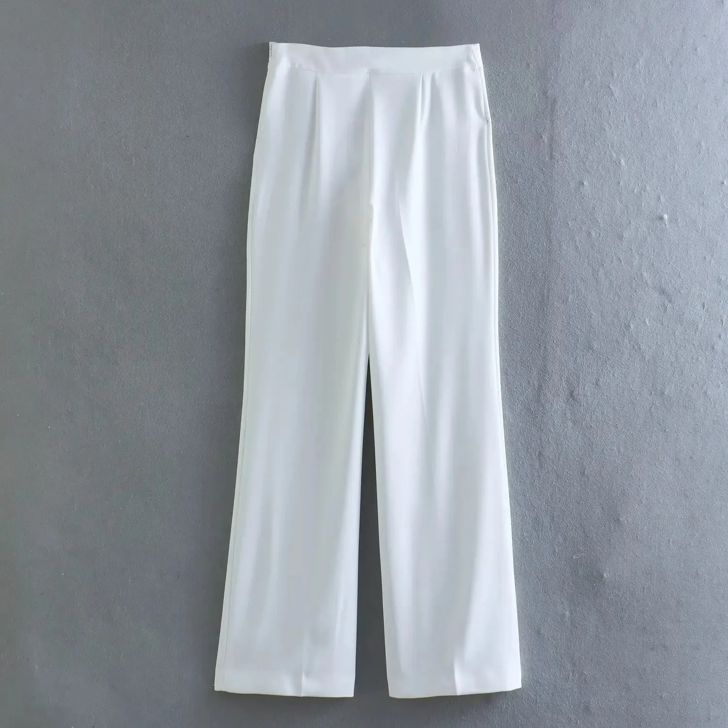 Loose Blazer and High Waist Belt Pants 2-Piece Elegant Set