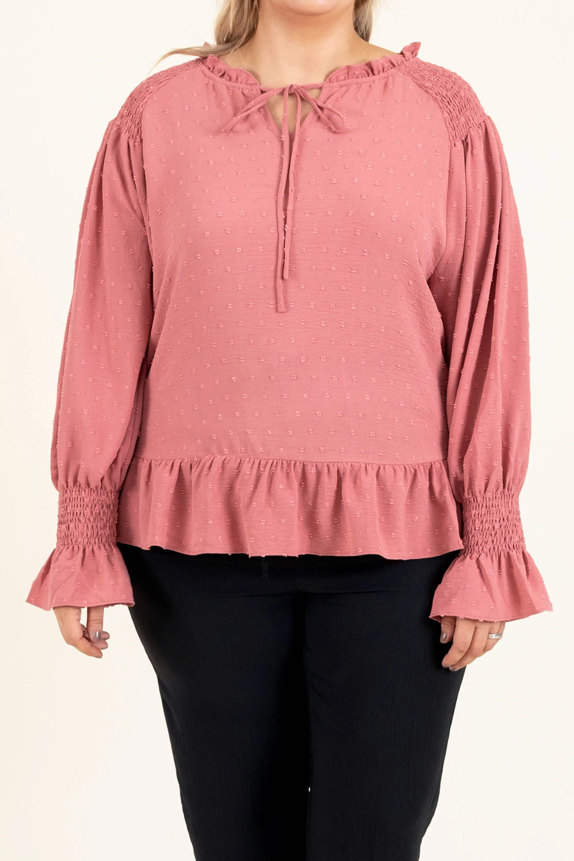 Okay With Me Top, Mauve