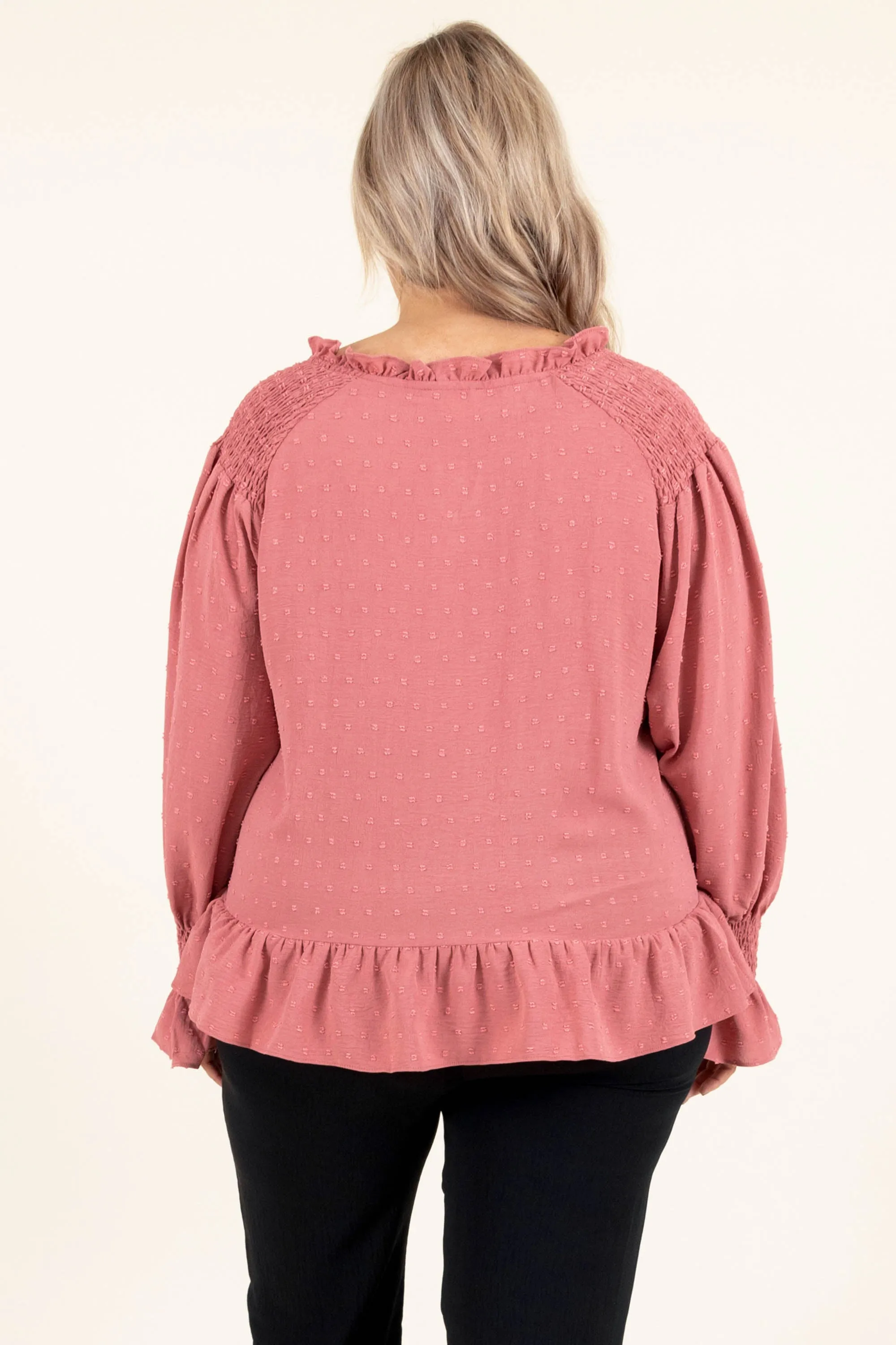 Okay With Me Top, Mauve