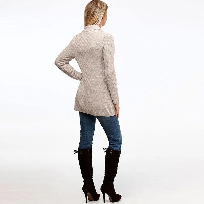 Oversized knitted cardigan