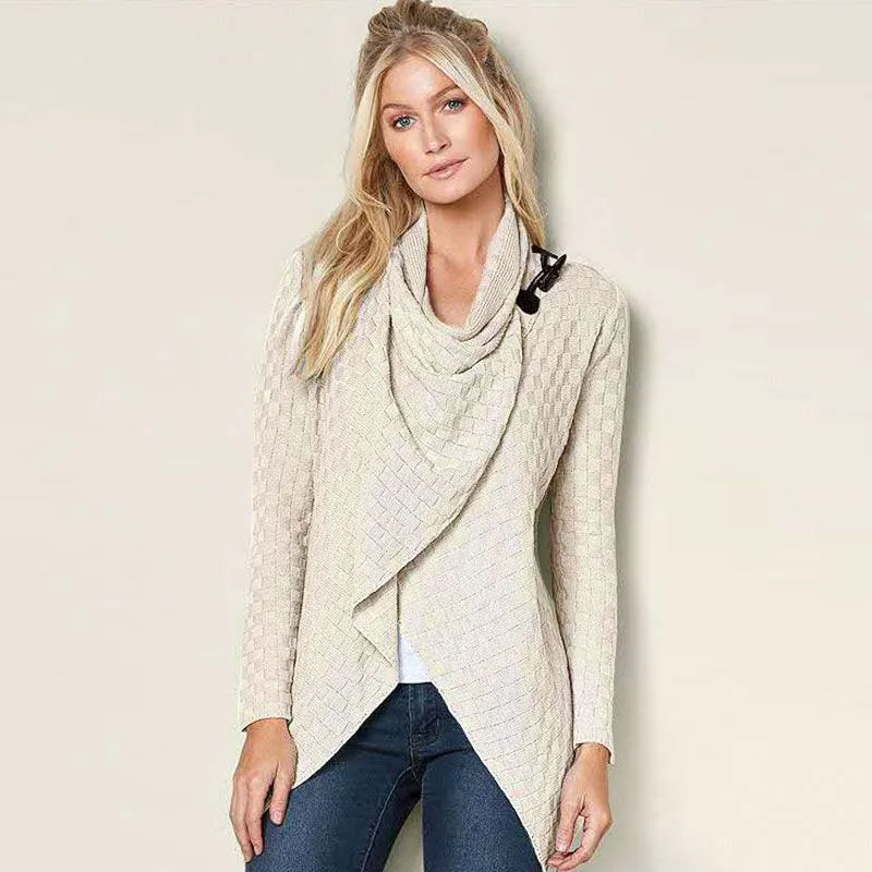 Oversized knitted cardigan