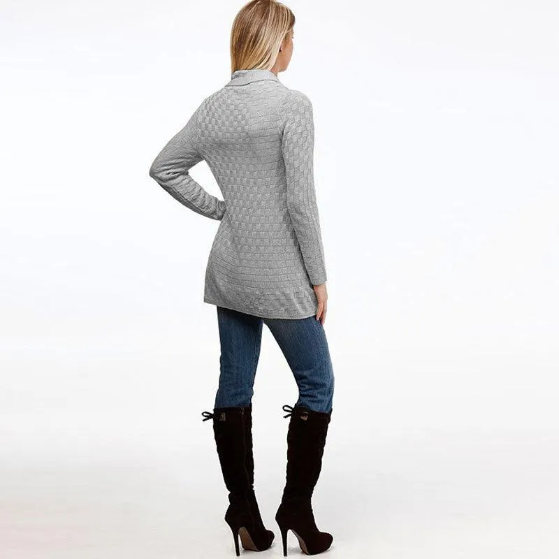 Oversized knitted cardigan