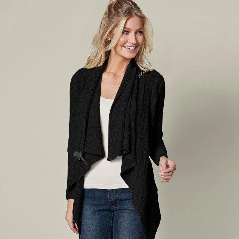Oversized knitted cardigan