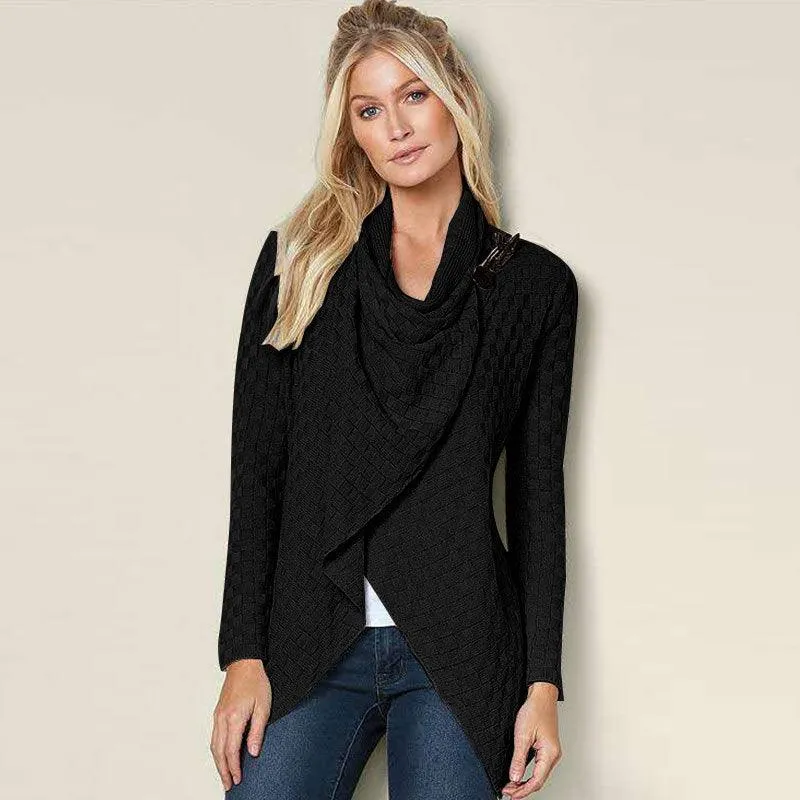 Oversized knitted cardigan