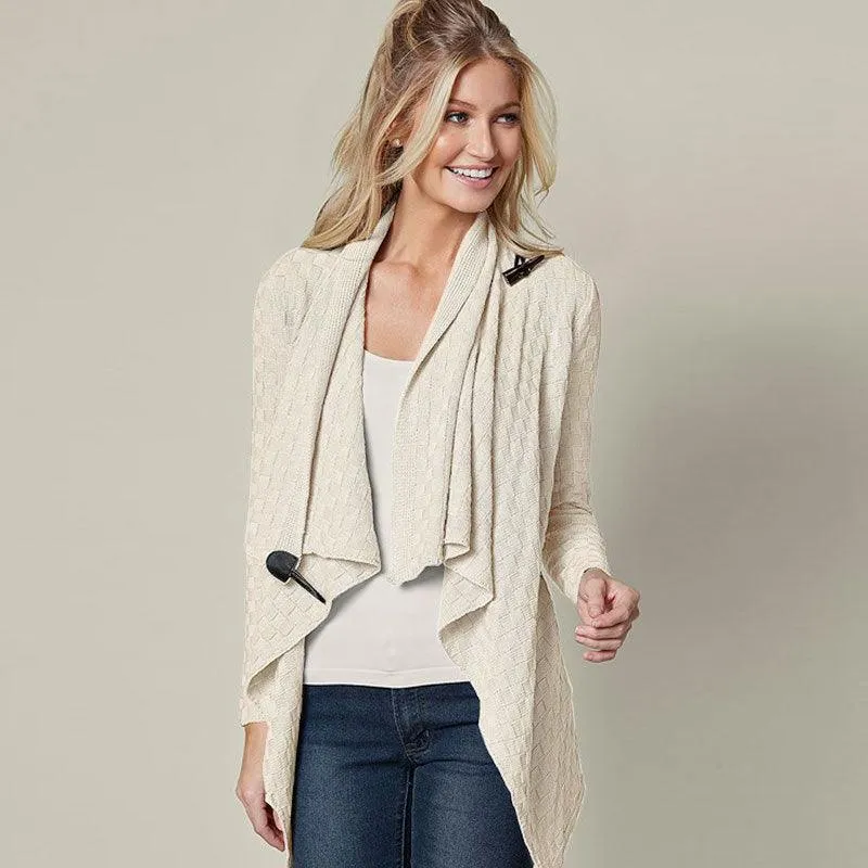 Oversized knitted cardigan