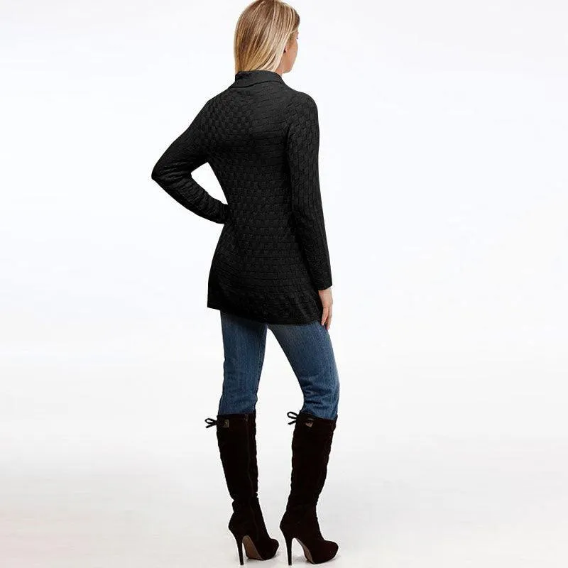 Oversized knitted cardigan