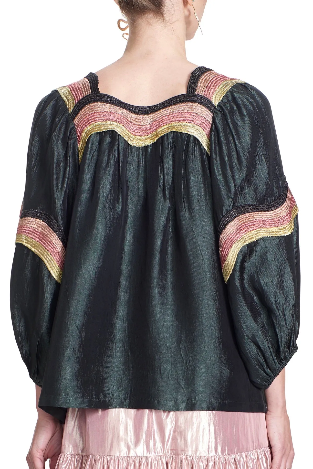 PATTI TOP- Metallic