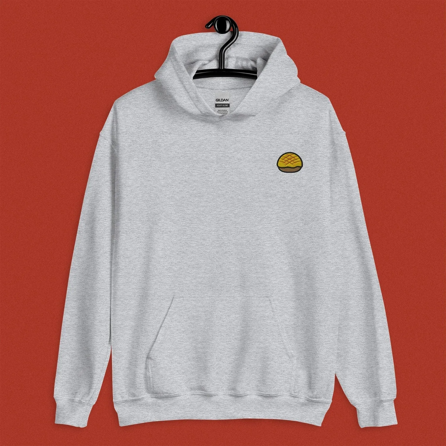 Pineapple Bun Embroidered Hoodie