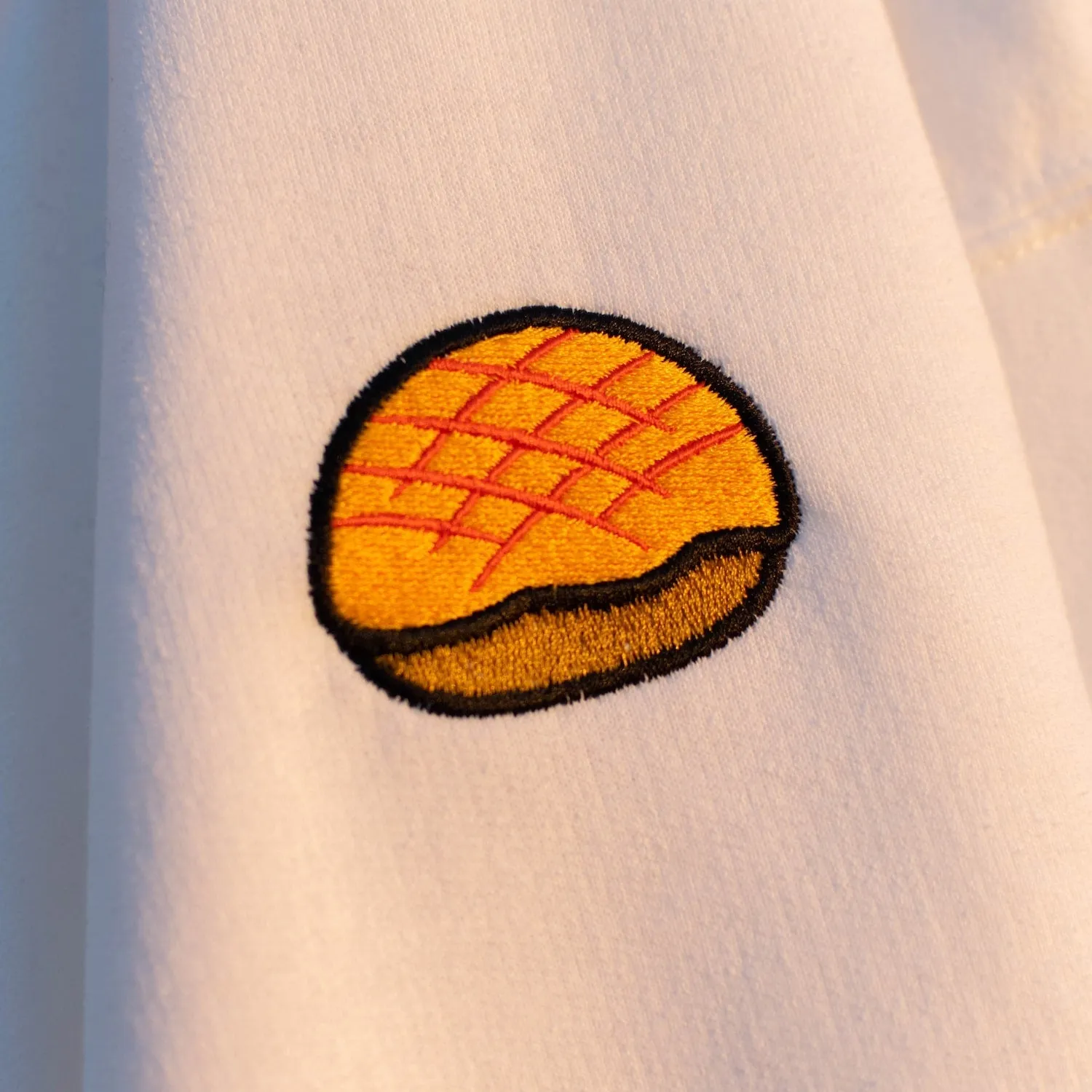 Pineapple Bun Embroidered Hoodie