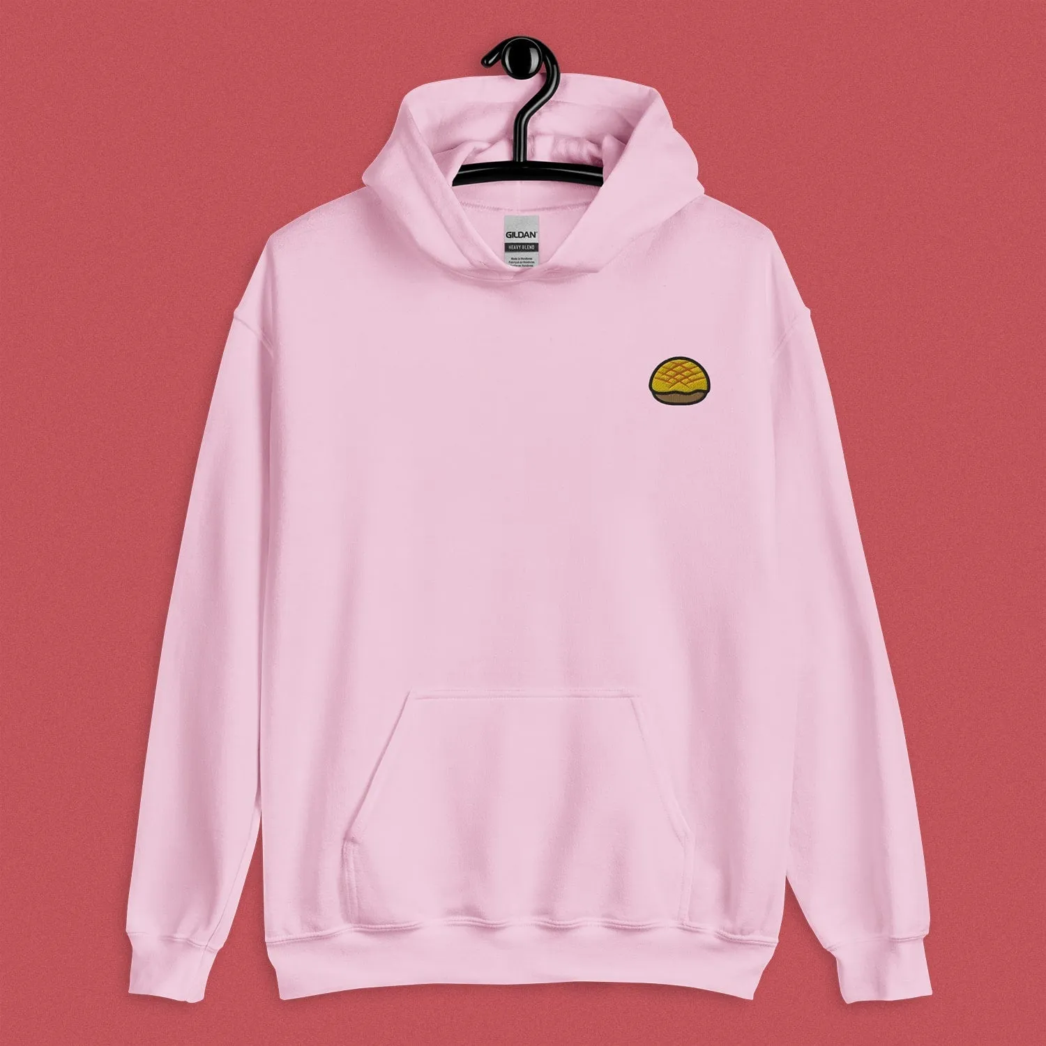 Pineapple Bun Embroidered Hoodie