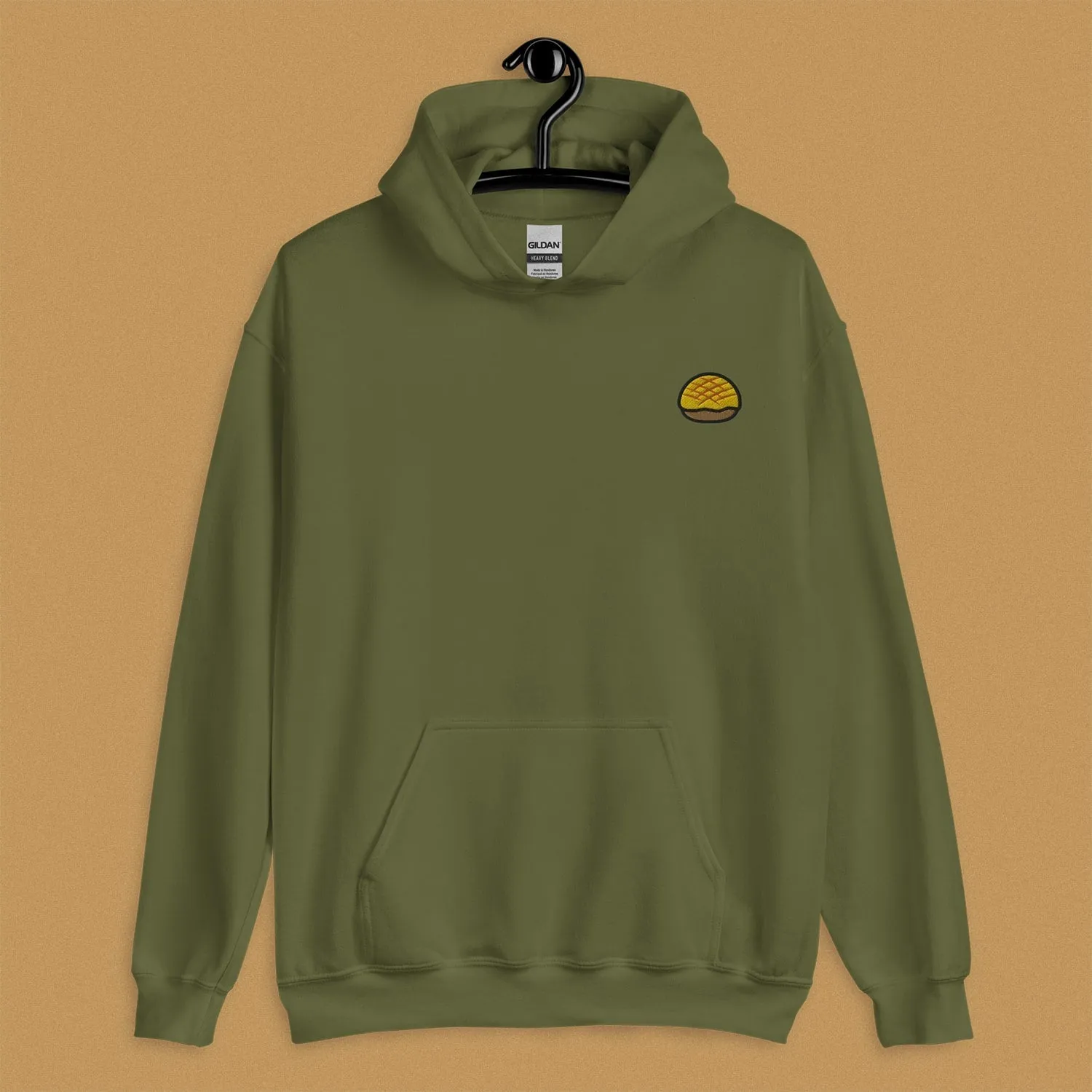 Pineapple Bun Embroidered Hoodie
