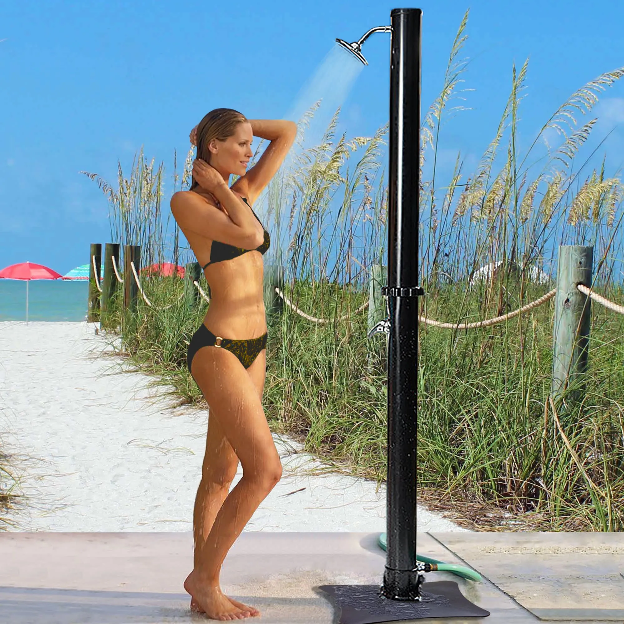 Poolside Solar Shower with Base