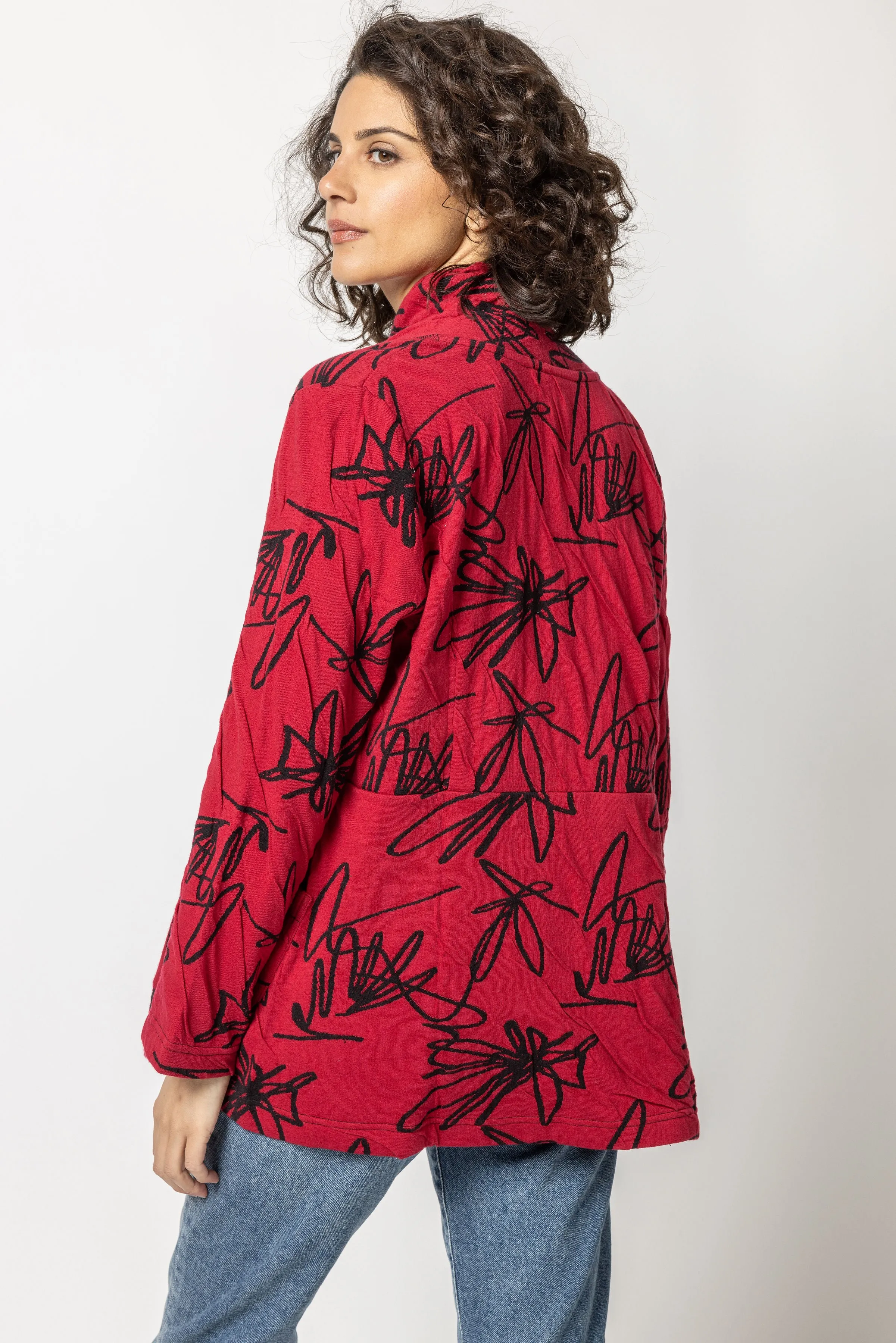 Scribble Weave Cardigan Jacket