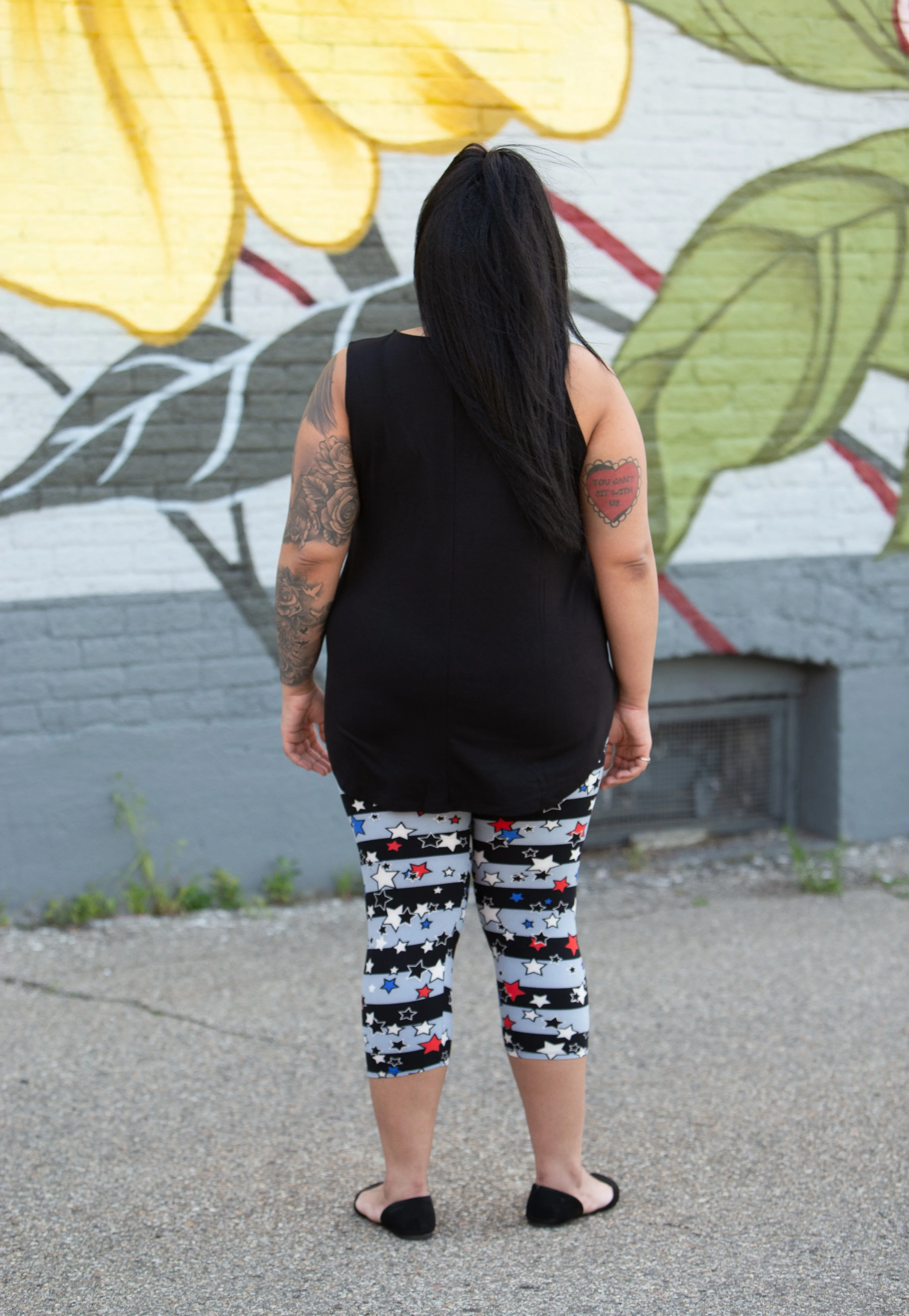 Serena Black Sleeveless Top MEDIUM