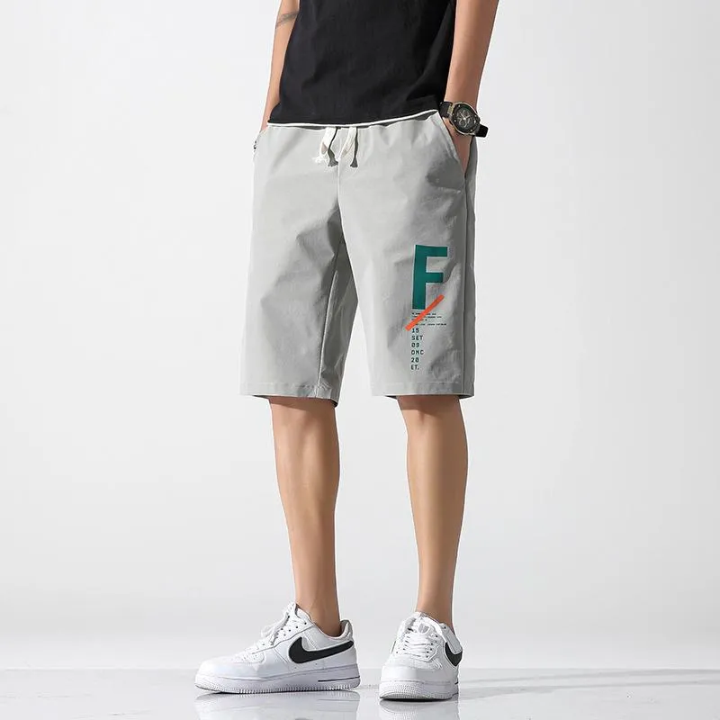 Shorts Men Summer Korean Trendy Thin Casual Outdoor Sporty Loose INS Popular All-Matching Bermuda Shorts