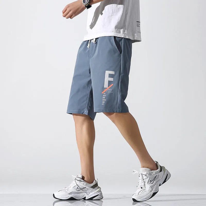Shorts Men Summer Korean Trendy Thin Casual Outdoor Sporty Loose INS Popular All-Matching Bermuda Shorts