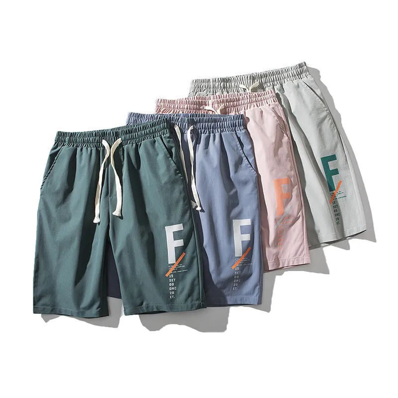 Shorts Men Summer Korean Trendy Thin Casual Outdoor Sporty Loose INS Popular All-Matching Bermuda Shorts