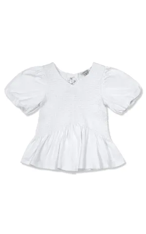 Smocked Tie Back Top | 7-16