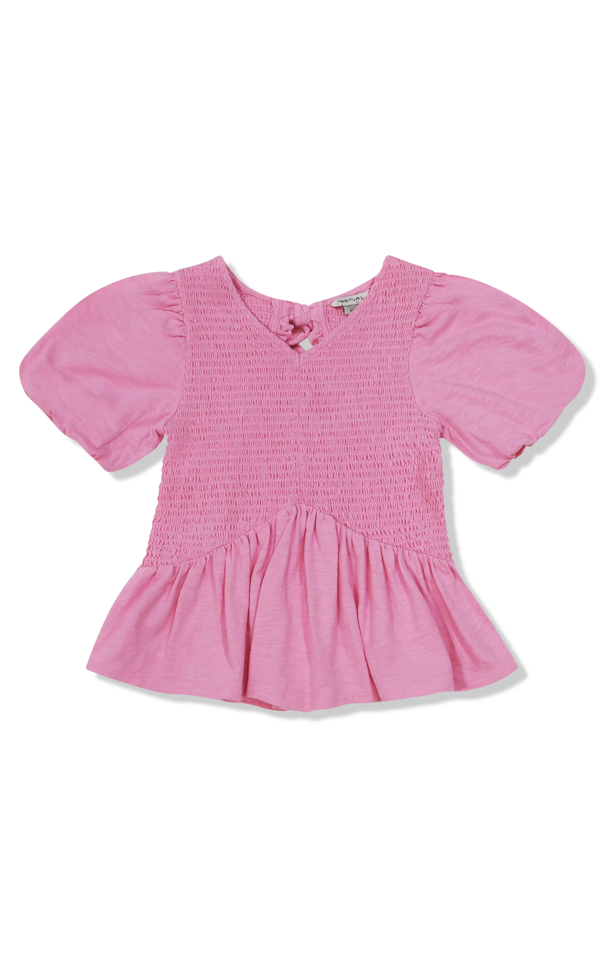 Smocked Tie Back Top | 7-16
