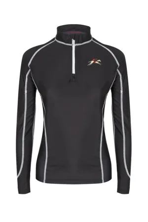 Sprint Lycra Top Black By A Little Bit Racey