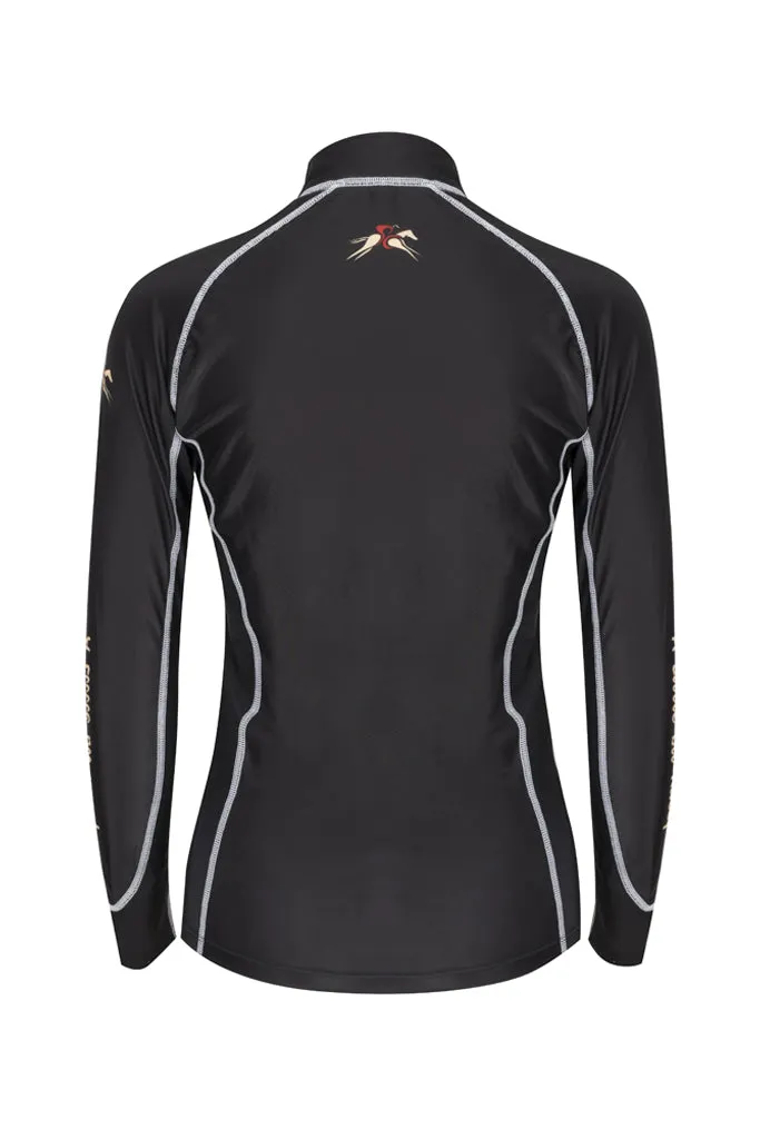 Sprint Lycra Top Black By A Little Bit Racey
