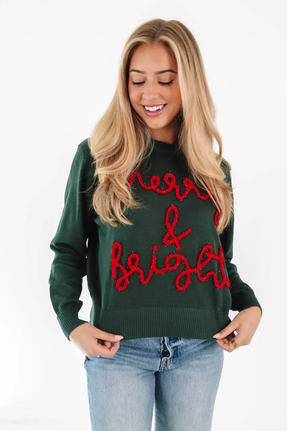 The Merry & Bright Sweater - Green