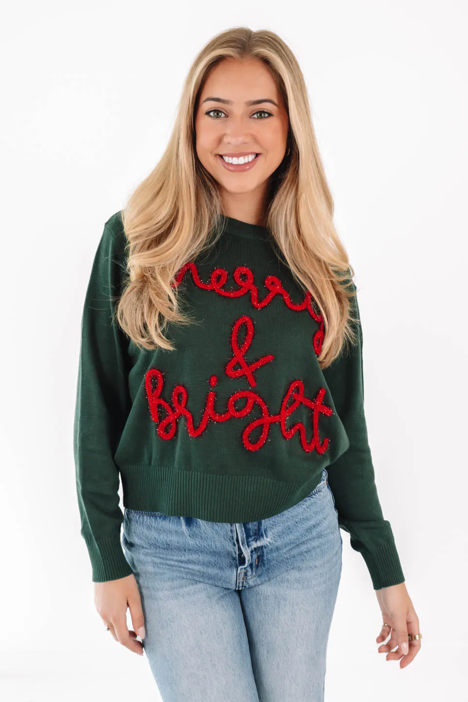 The Merry & Bright Sweater - Green
