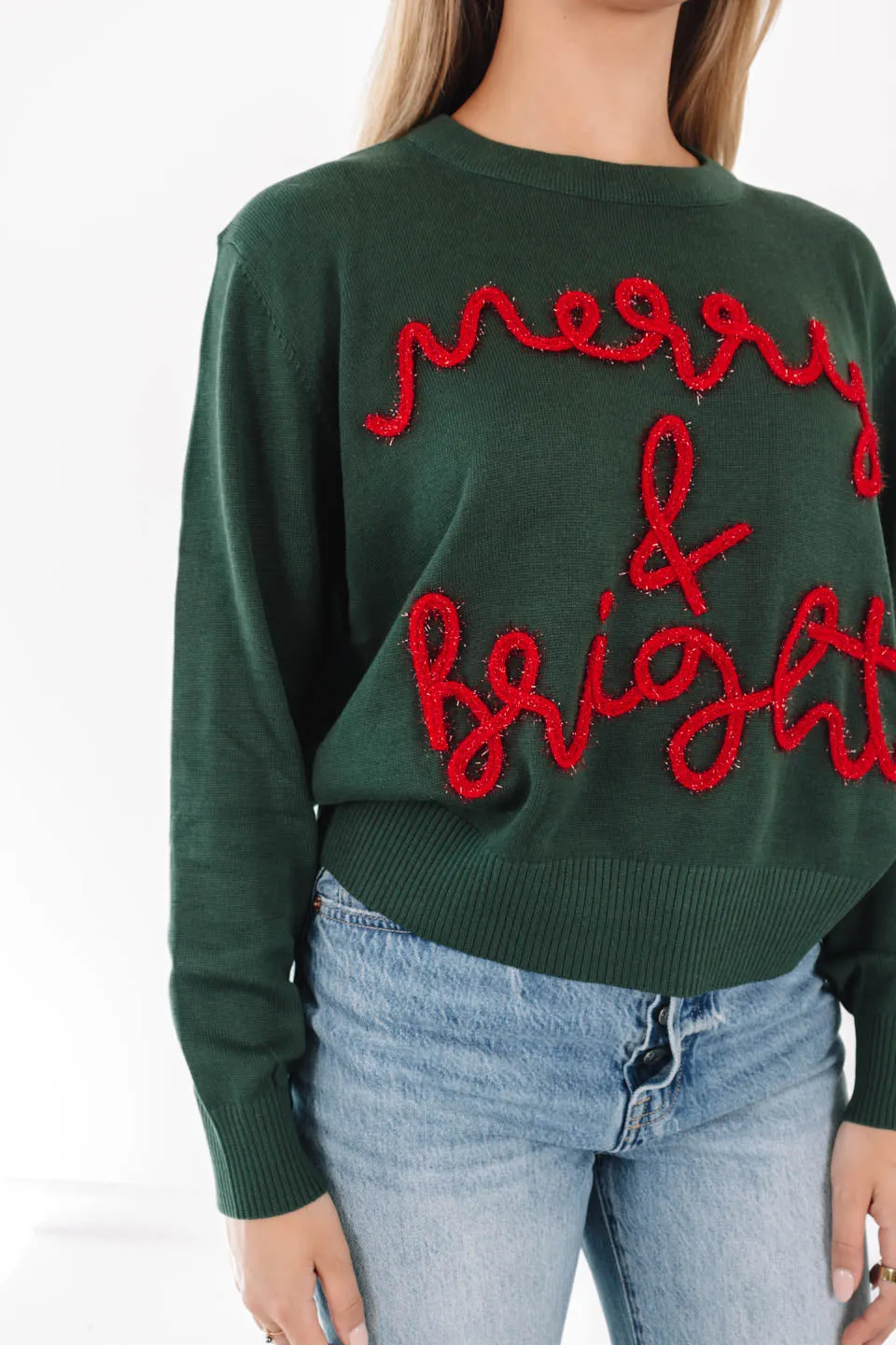 The Merry & Bright Sweater - Green